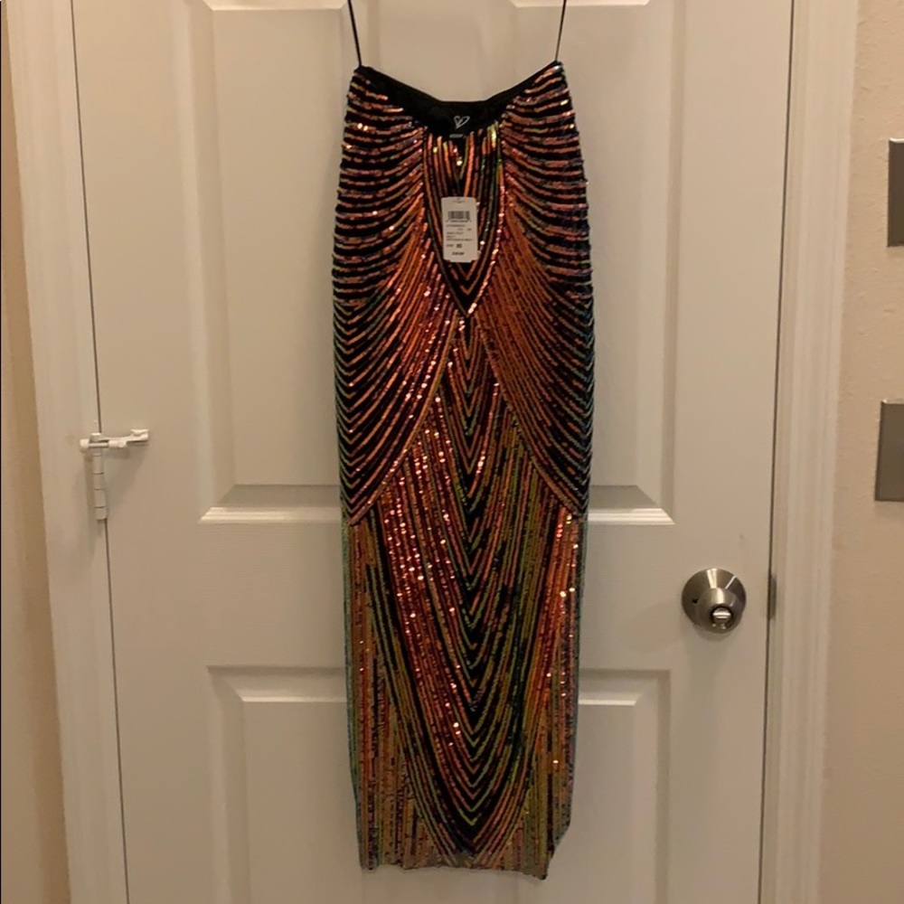 Windsor sequin pencil skirt